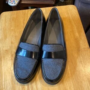Franco Sarto Valera Womens Penny Loafer Black US Size 10M